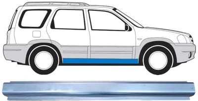 Reparatie dorpel voor Mazda Tribute 2001-2008 / Links = Rechts (symmetrisch)