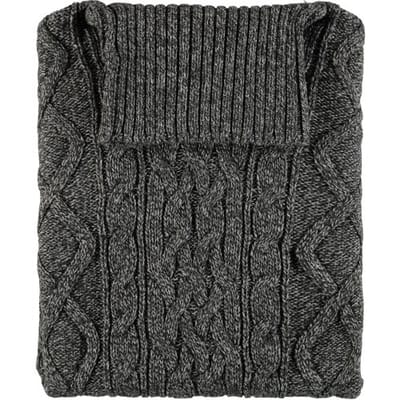 Ragman Trui Col Cable Design Pullover Donker Grijs / male