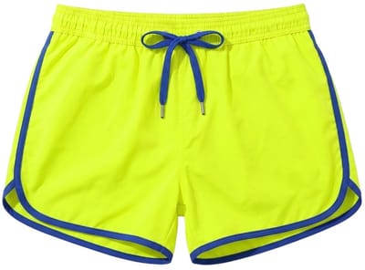 Shortshort Honolulu Neongeel - Maat XXL - Zwemshort Heren Geel - Swimwearclub