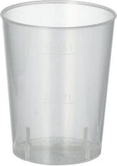 Herbruikbare borrelglazen van onbreekbaar PP 40 ml Ø 4,3 cm · 5,2 cm, reusable (200 stuks)