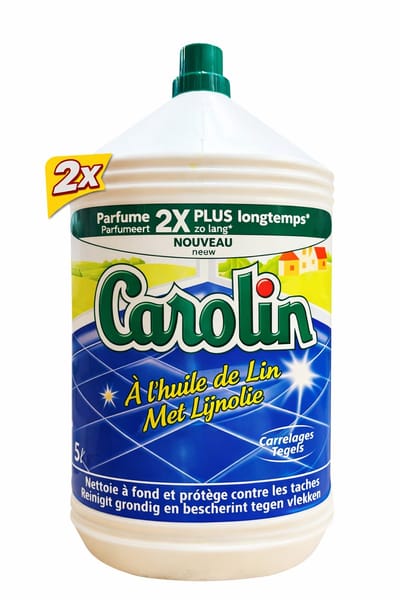 2 x Carolin - Vloerreiniger - Lijnolie - 2x5L