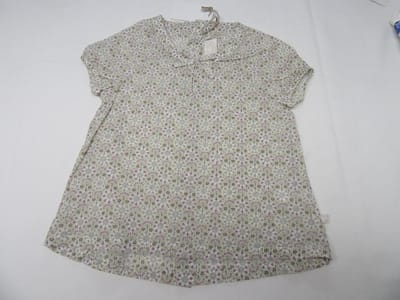 noukie's , meisje, blouse , korte mouw , bloempje , groen / paars , 4 jaar 104