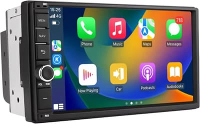 Autoradio met bluetooth - Carplay - Voor Auto - Geschikt voor Apple en Android - Stereo - Navigatie - Navigatiesysteem auto - 2GB 32GB - 7"