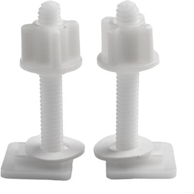 Toiletbril Schroeven - WC Deksel Bevestiging - Toilet Reparatie - Complete Set - 7 x 2.7 x 2.7 cm - Wit