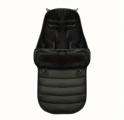 Warme Winter Voetenzak voor Kinderwagen – Dubbel Gevoerd, Waterafstotend & Geschikt voor 3/5-punts gordels – Tot -30°C