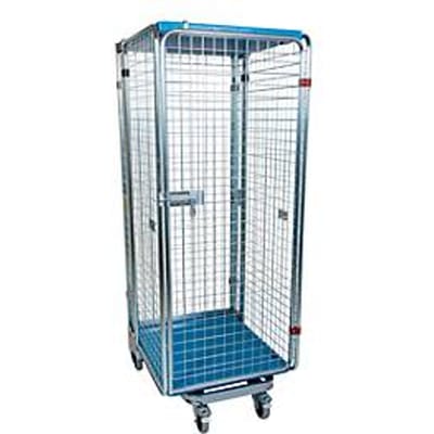 Nestbare metalen container, type antidiefstal, 4-zijdig