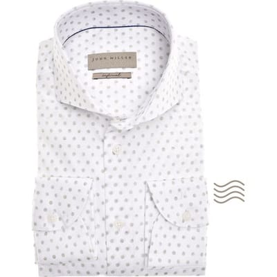 John Miller Overhemd Soft Dot Cutaway Tailored Groen / male