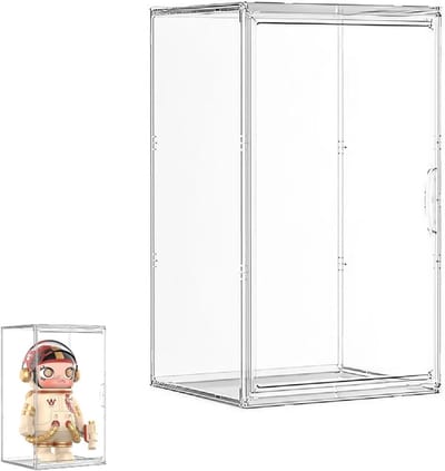 Transparante Acryl Vitrine met Deur voor Verzamelaars, Ideaal voor Pop Figuren en Modelauto's, Grote Plexiglas Display Case