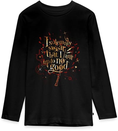 Harry Potter Ik Zweer Plechtig Premium T-Shirt Tiener Lang