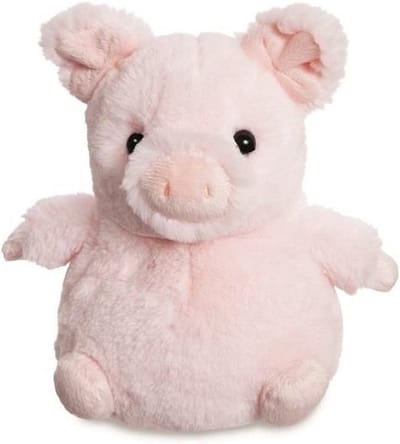 Aurora - Knuffel - Cuddle Pals - Varken - 18 cm - Roze
