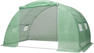 Tuinkas Polycarbonaat - Plantenkas - Planten Beschermen - Zwaarder PE Materiaal - 8 m² - Transparant