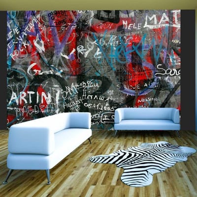 Fotobehang – Behangpapier - Fotobehang - Urban graffiti 200x154 - Artgeist