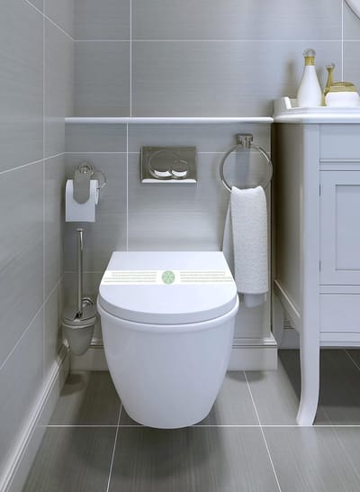 Hygiëne Strips - Toiletpapier Strips - Toilet Reinheid Tonen - Hygiënisch Berichten - 1000 Stuks - Wit