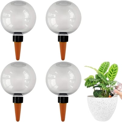 Irrigatieballen 500 ml - keramiek en PP - zelfbewaterend - ideaal voor kamerplanten en tuin - SnelShoppen