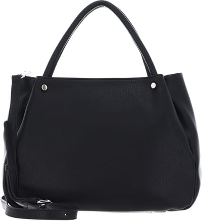 SEIDENFELT MANUFAKTUR Handtas Schoudertas Dale Handbag Black Zwart