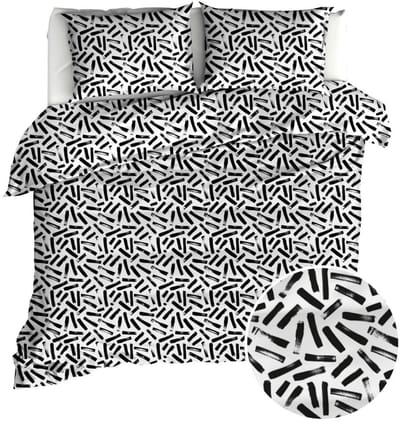 Moodit Dekbedovertrek Odil Tinto - Lits Jumeaux - 240 x 220 cm - Katoen