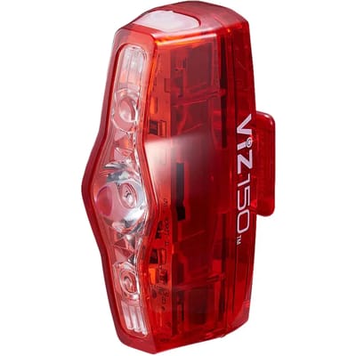 Cateye Viz150 Achterlicht - Lumens: 150 - Oplaadbaar - 300 graden zichtbaarheid - OptiCube Lenstechnologie - Rood
