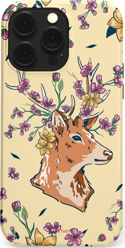 Casetastic Hoesje Geschikt voor Apple iPhone 14 Pro Max Magsafe - Stijlvolle Beschermende Duo-layer Case - Woudwonder