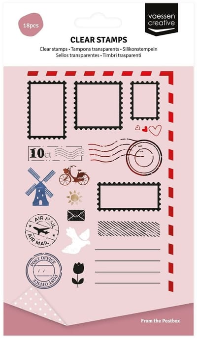 Vaessen Creative • Clear Stamps From the Postbox A6 18st.