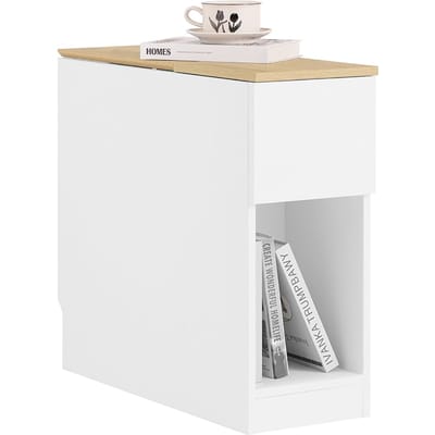 SoBuy Nachtkastje, voor woonkamer, slaapkamer FBT162-WN