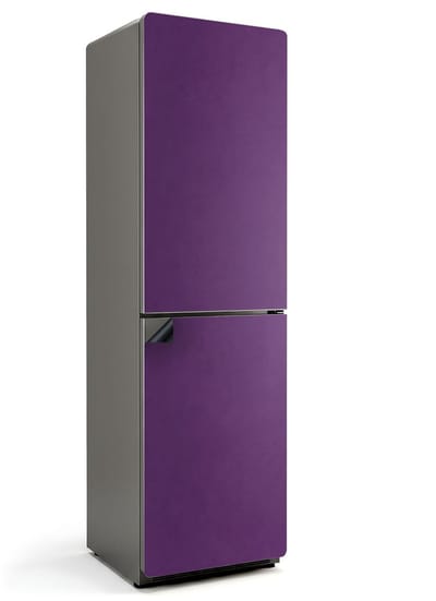 Wallfluent Magnetische Koelkastmat - Paars Koelkast Magneet Sticker - 60 cm x 205 cm - Paars Magnetische Koelkastmat - Koelkast Cover Magneet - Magnetische Koelkastbekleding - Stijlvolle Koelkastfolie