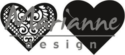 Marianne Design Craftable Mal Lace heart CR1428