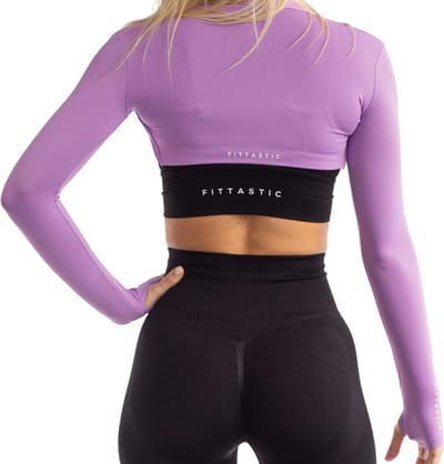 Fittasstic Sportswear Bolero Top Purple