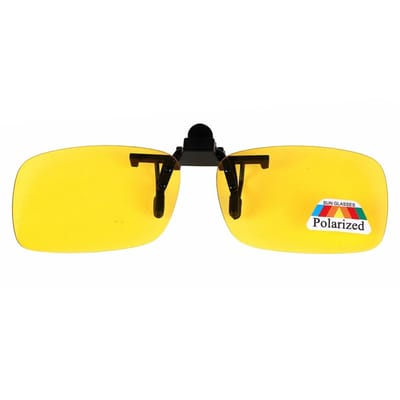 Clip On Voorzet Zonnebril - Nachtbril - Overzetbril - Clip On Bril - Opzetbril - Auto - Opklapbaar - Gepolariseerd - Night Vision