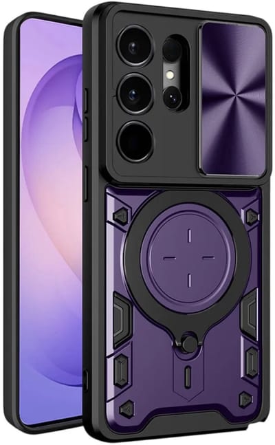 Hoesje geschikt voor Samsung Galaxy S26 Ultra - Techsuit CamGuard Pro Back Cover - Paars