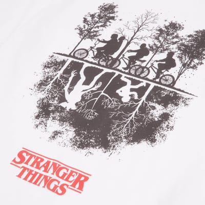 Stranger Things Upside Down Men's T-Shirt - White - S