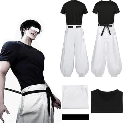 Anime Cosplay Kostuum voor Satoru Gojo, Toji Fushiguro en andere populaire personages, Perfect voor Conventies en Feesten