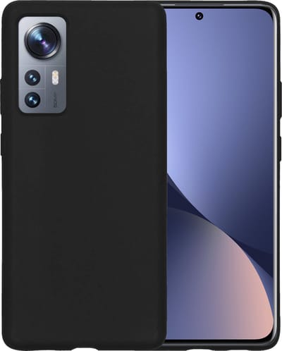 Hoesje - Geschikt voor Xiaomi 12X - Sterk & Shockproof - Siliconen Case - Hoes Cover - Telefoonhoes - Zwart