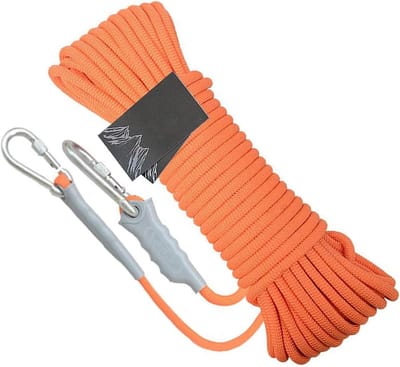 Multifunctioneel Touw - Hulpbindtouwen - Outdoor Activiteiten - Hoge Breekkracht - 10mm x 60m - Zwart