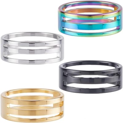 Sieraden Ring Openers - Veerring Gereedschap - Sieraden Maken - Roestvrij Staal - 8 Stuks - 4 Kleuren