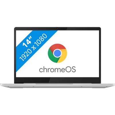 Lenovo IdeaPad Slim 3 Chrome 14M868 MediaTek Kompanio 520 Chromebook 35,6 cm (14") Full HD 8 GB LPDDR4x-SDRAM 128 GB eMMC Wi-Fi 6 (802.11ax) ChromeOS Engels Grijs