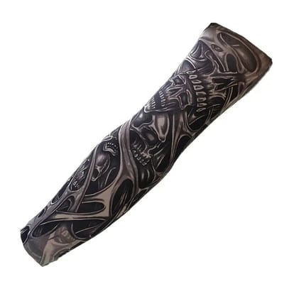 Nivard Tattoo Sleeve - Voor Volwassenen - Mouw - Tatoeage - Arm Warmer - Zonbescherming - UV Beschermend