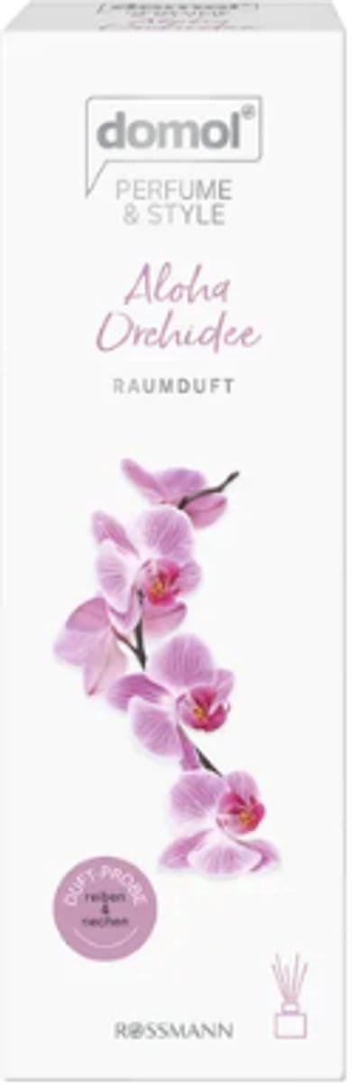 Zomer Geurstokjes Aloha Orchidee | Domol Geurdiffuser - Perfume & Style Kamergeur | 50 ml - Fris Zoete Geur Geurstokjes