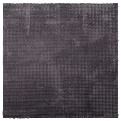 vidaXL - Vloerkleden - Vierkant - SIROLO - Antraciet - 120 - x - 120 - cm - Polyester