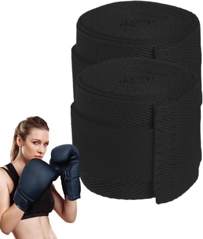 Hand ingewikkeld innerlijke handschoenen voor boksen, bokstrainingsbandages - Bokspols Handbescherming | Ademend compressieband voor vrouwen Men Muay Thai Kickboxing Martial Arts Punching
