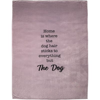 TIAKI hondendeken "Home" taupe 75x100cm voor honden & Hondenliefhebbers