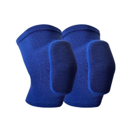 Sport Kniebandages - Kniebeschermers Paar - Sport Training - Ademend Weefsel - Uniseks Volwassenen - Blauw