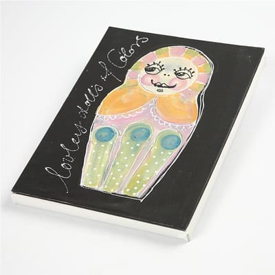 Gespannen canvas, afm 30x30 cm, 280 gr, 40 stuks - Schildersdoek