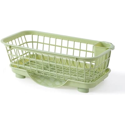 Afwasrek Snelle Afwatering Afneembare Basis Afdruiprek Ontwerp Sterk Plastic Afdruiprek voor
