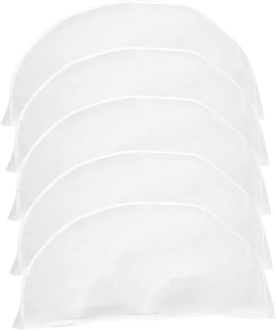 Kledinghoezen Set - Beschermhoezen - Kleding Opbergen - Transparant Ontwerp - 5 Stuks - Wit