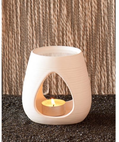 Aromalamp wit keramiek
