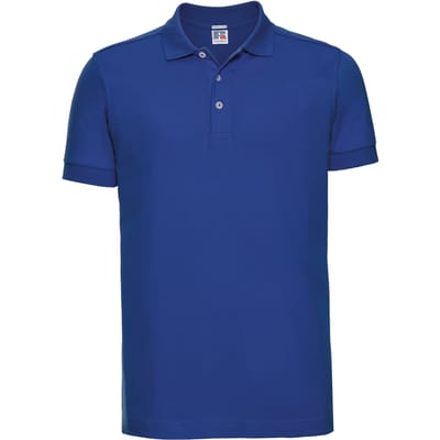 Russell Heren Rekken Korte Mouw Poloshirt (Helder Koninklijk)