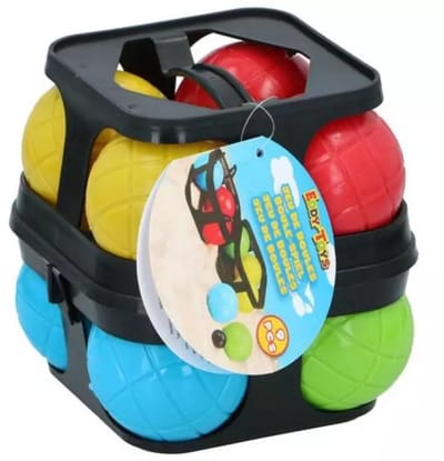 Eddy Toys Jeu de boules 9pc - 9 Stuks - Kunststof