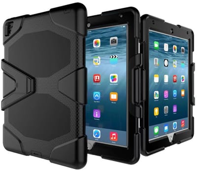 Hoes geschikt voor Apple iPad Pro 10.5 Hoesje - Heavy Duty Case - Zwart