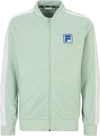 Fila Teens trainingsjack voor jongens Billerbeck Track Jacket Silt Green-Bright White