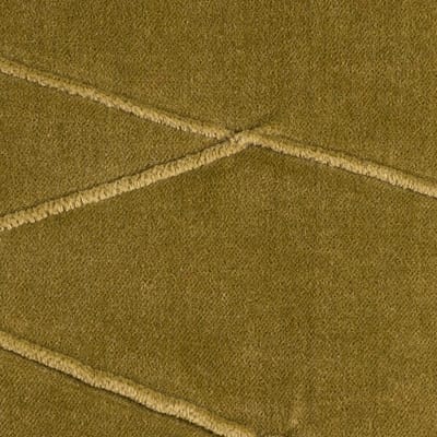 Uneven Pintuck Dark Khaki Kussen -45 X 45